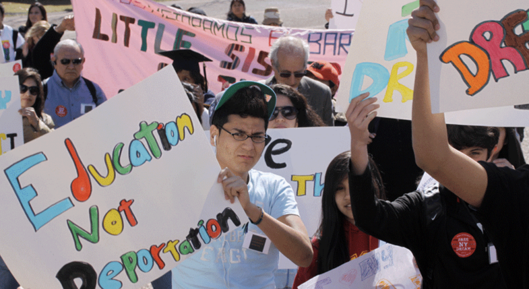 Students are calling to end deportations.